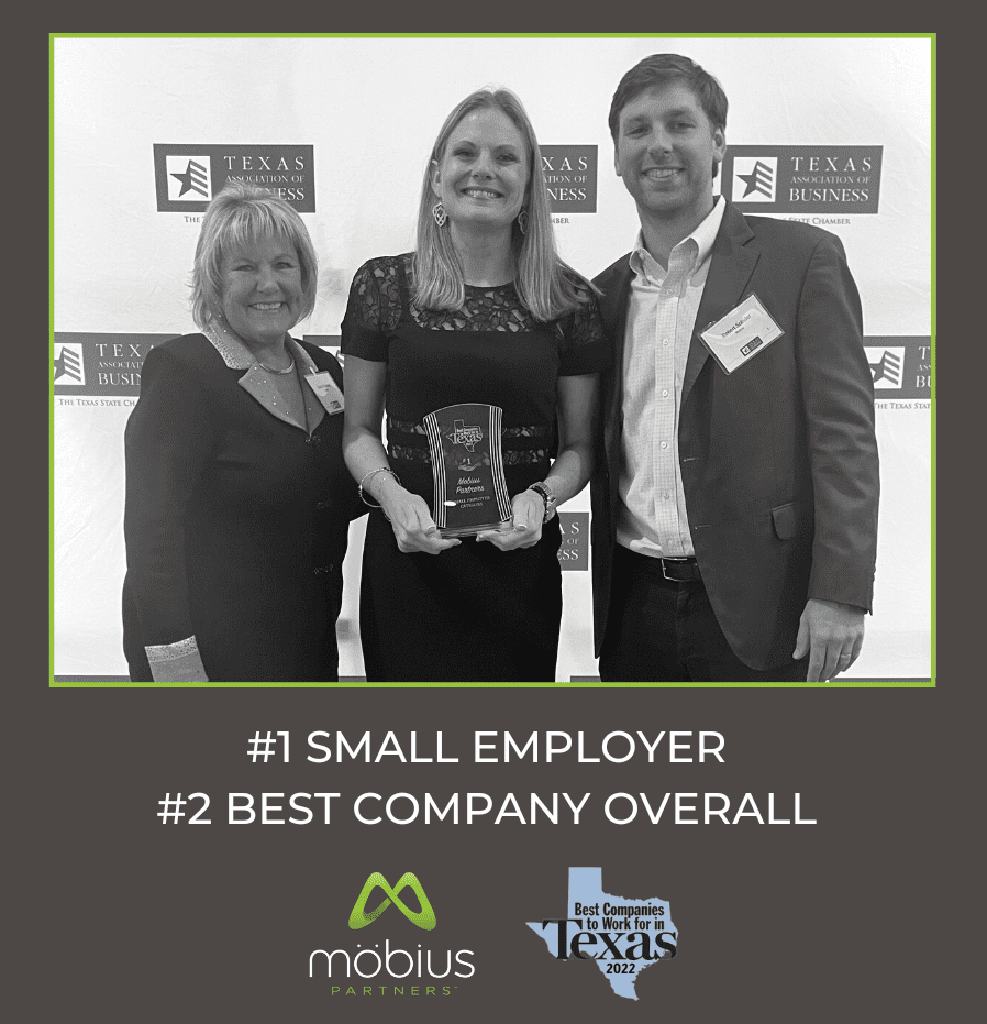 #1 Small & #2 Overall in Best Companies to Work for in Texas
